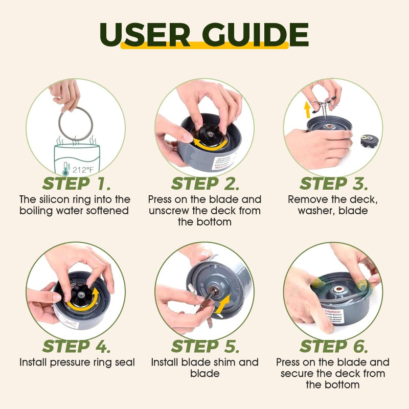 DRELD Replacement for Nutri Bullet Milling Blade Extractor Blade Compatible with Nutribullet 600W 900W Blender - Image 5